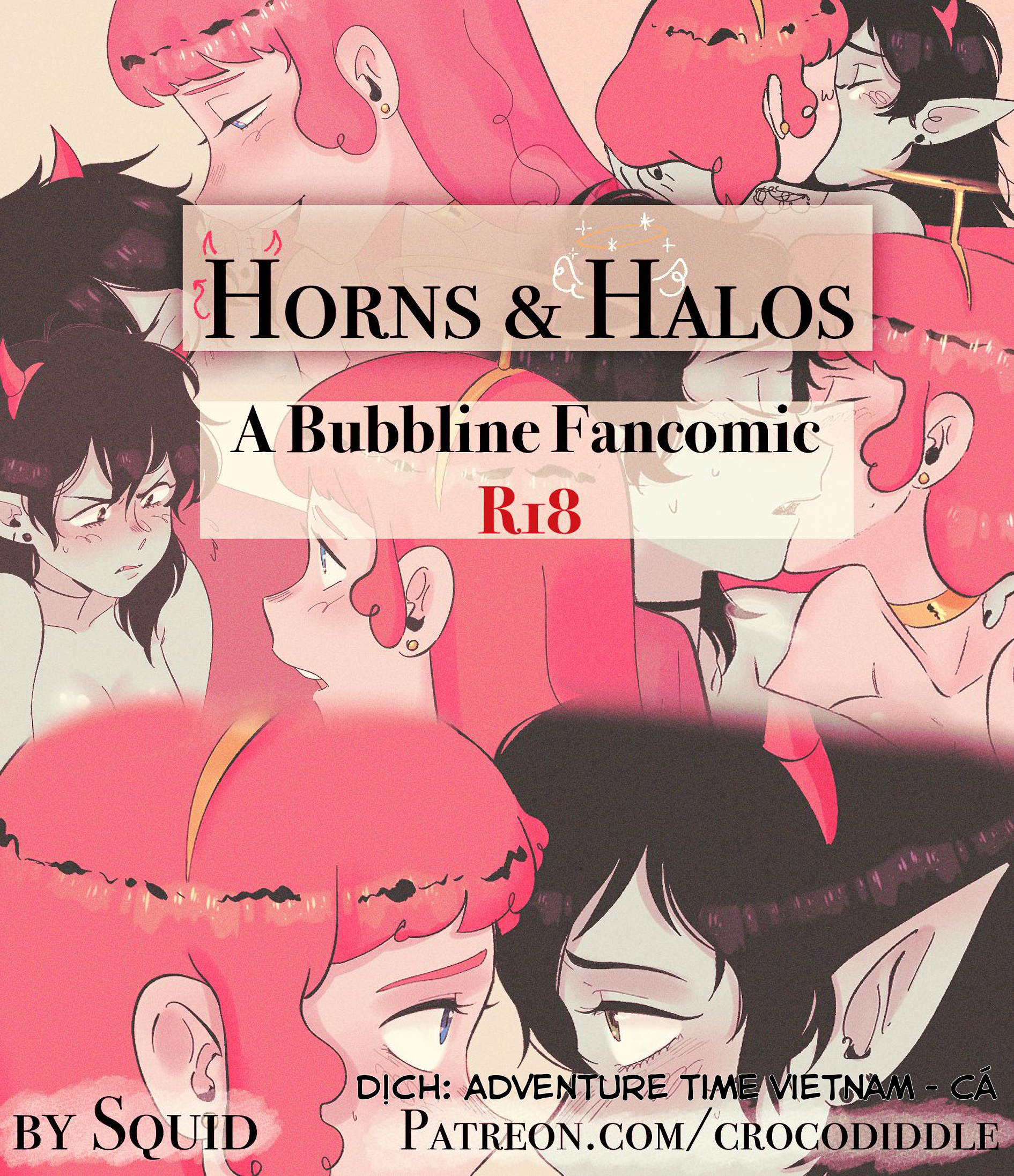 Adventure time: HORNS AND HALOS by Squid